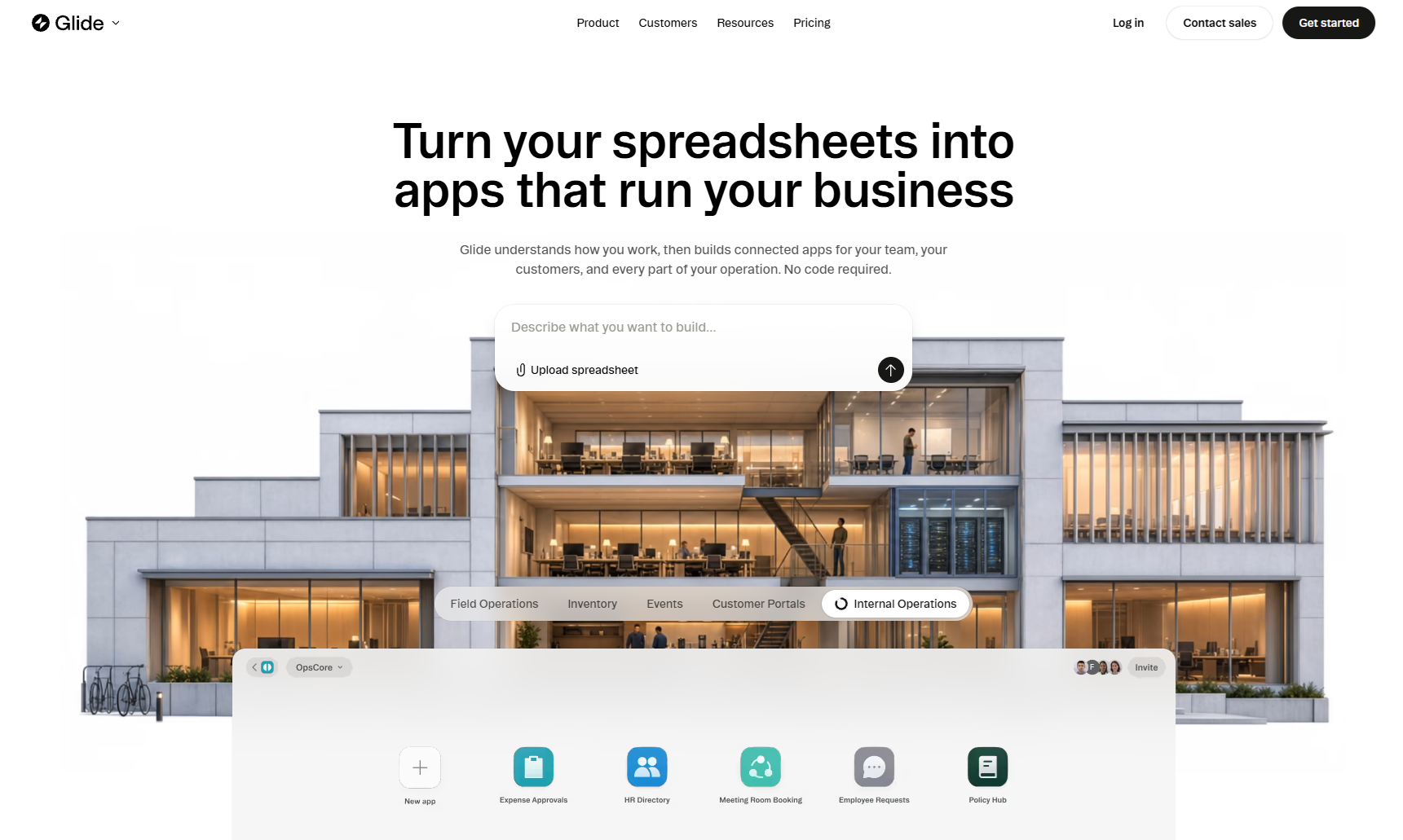 Glide website