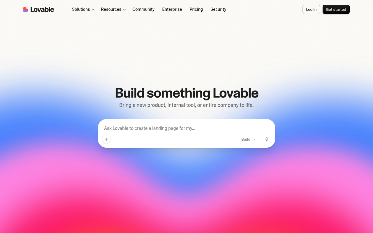Lovable website