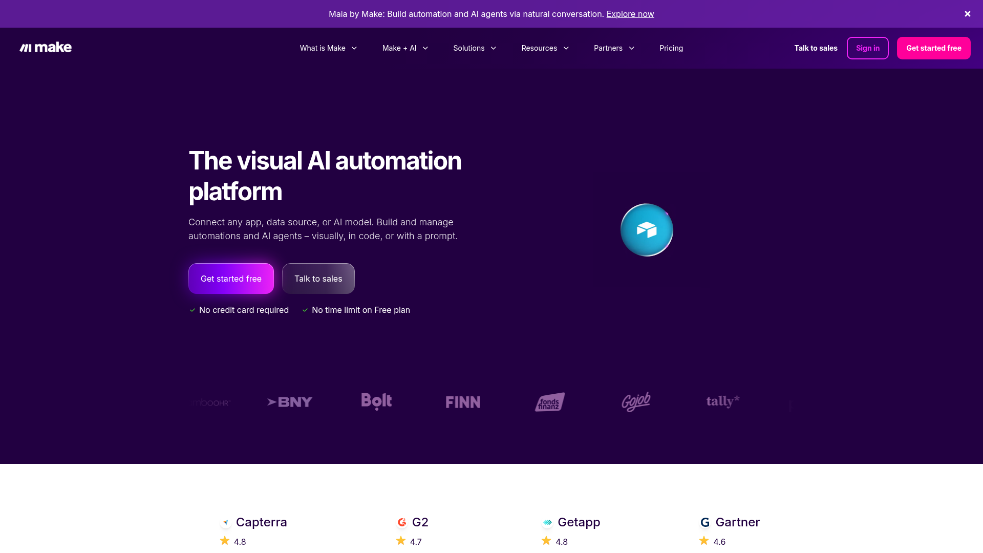 Make visual automation platform