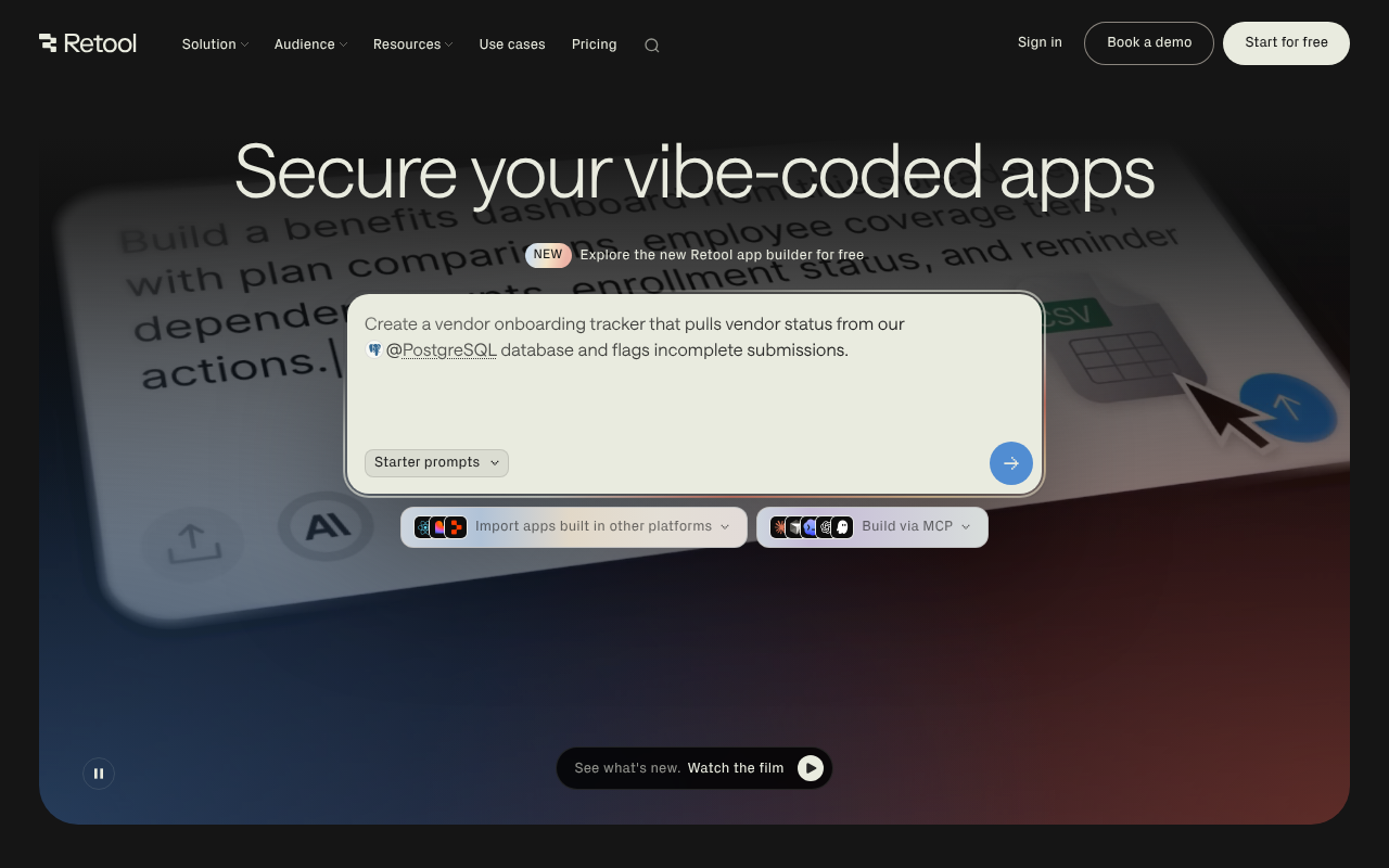 Retool website