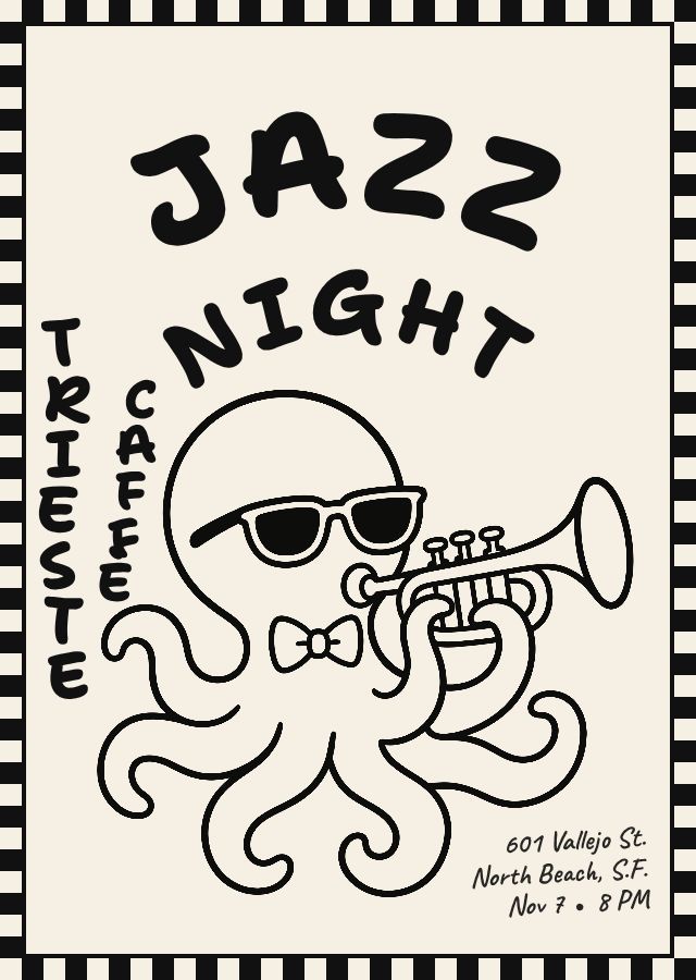 Jazz night poster